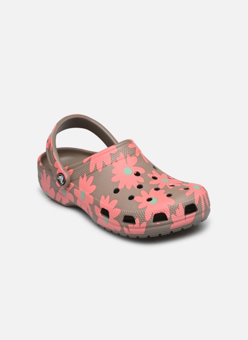 CROCS CLASSIC RETRO RESORT CLOG - MUSHROOM/MULTI