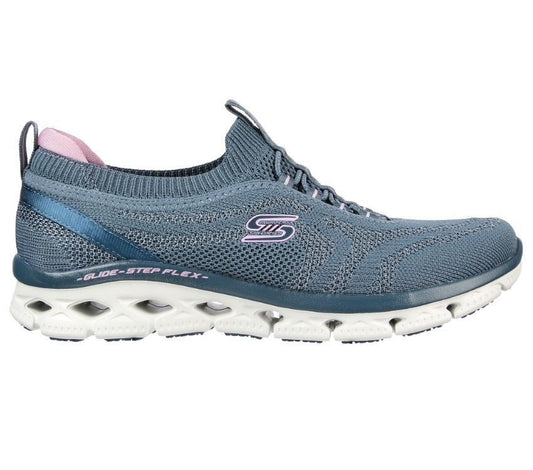 SKECHERS WOMEN'S GLIDE-STEP FLEX GOOD DREAM - SLATE
