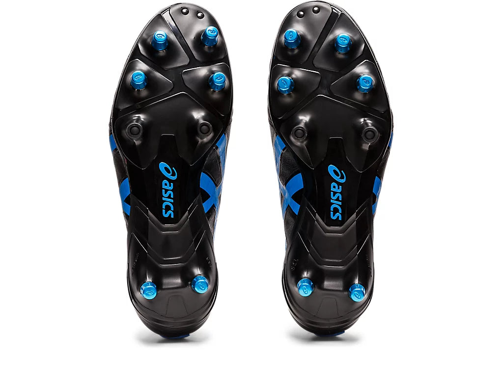 ASICS GEL LETHAL TIGHT FIVE Black Electric Blue Lotsa Shoes