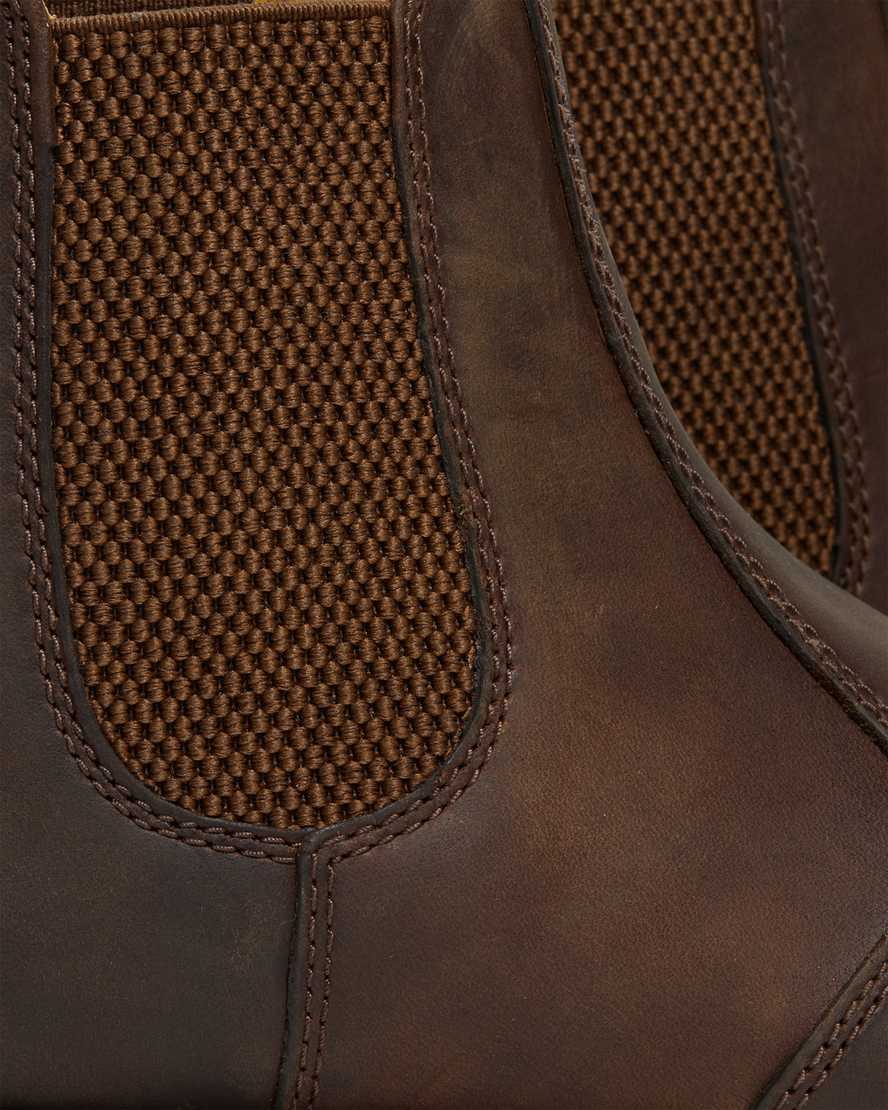 DR MARTENS 2976 CRAZY HORSE - DARK BROWN
