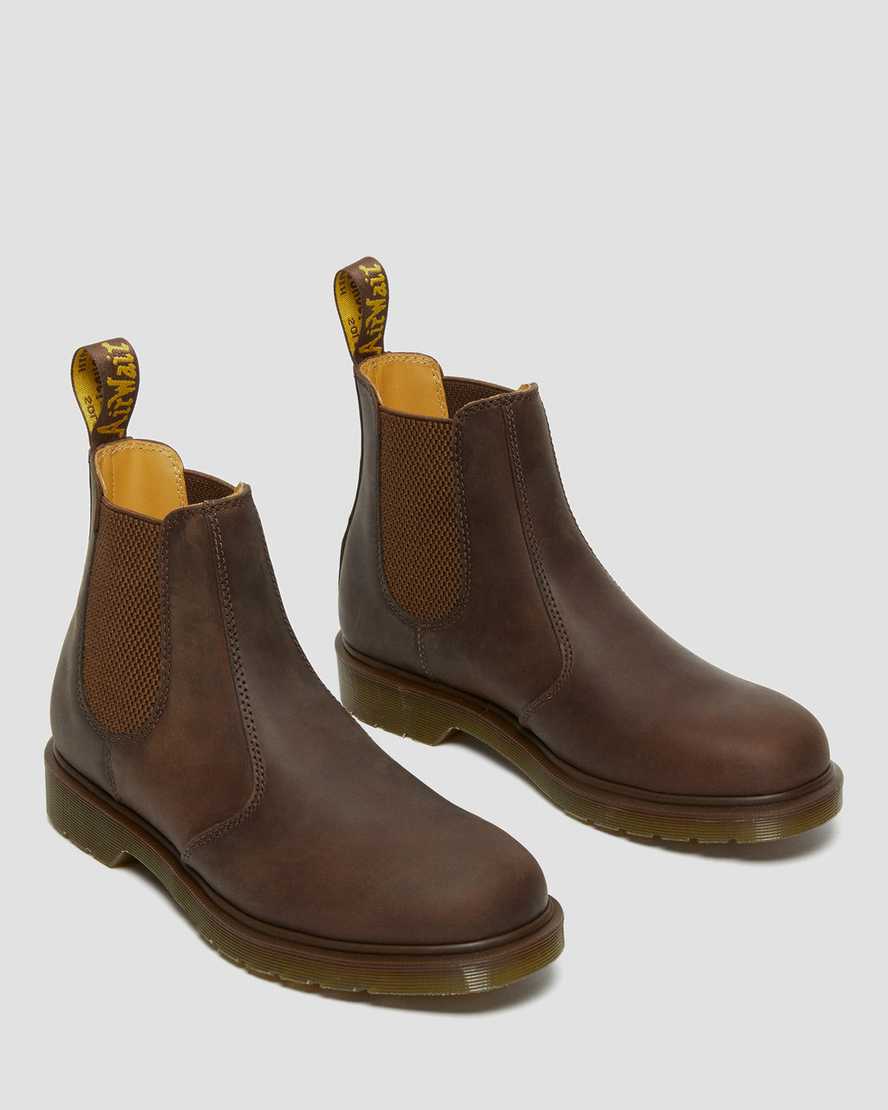 DR MARTENS 2976 CRAZY HORSE - DARK BROWN
