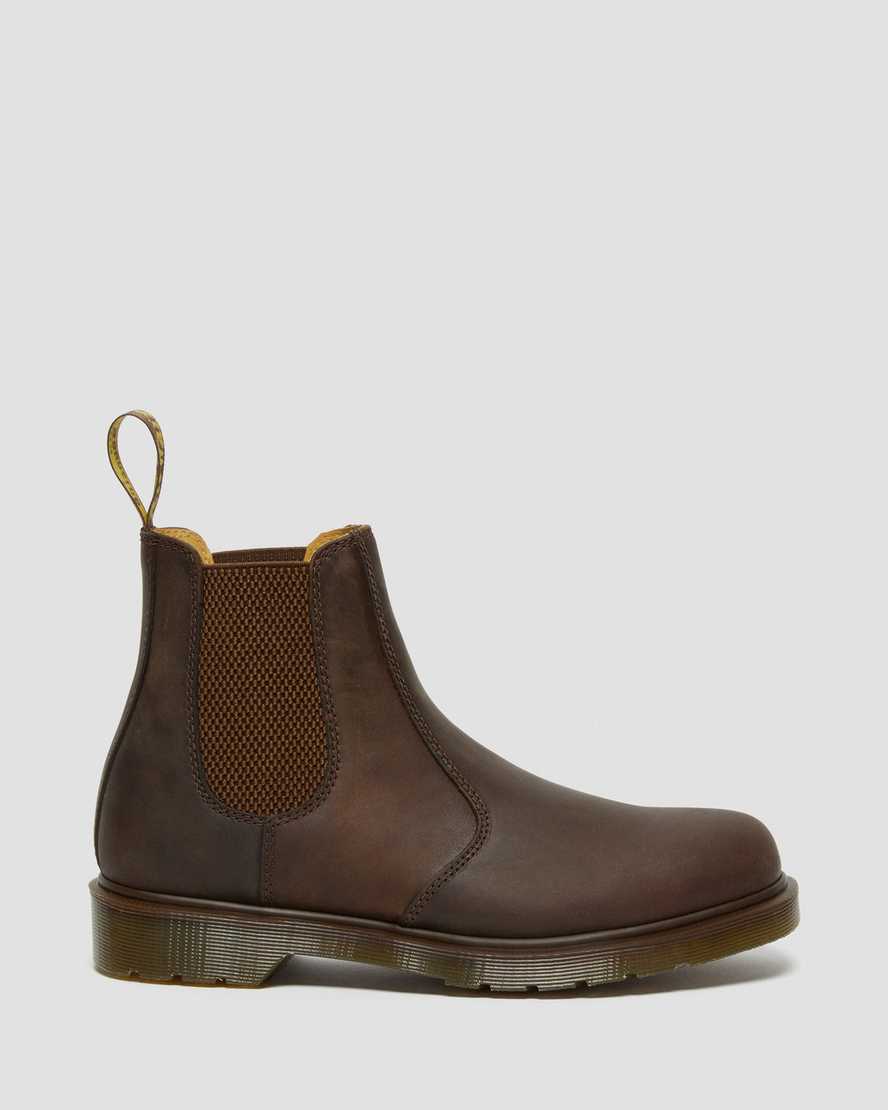 DR MARTENS 2976 CRAZY HORSE - DARK BROWN