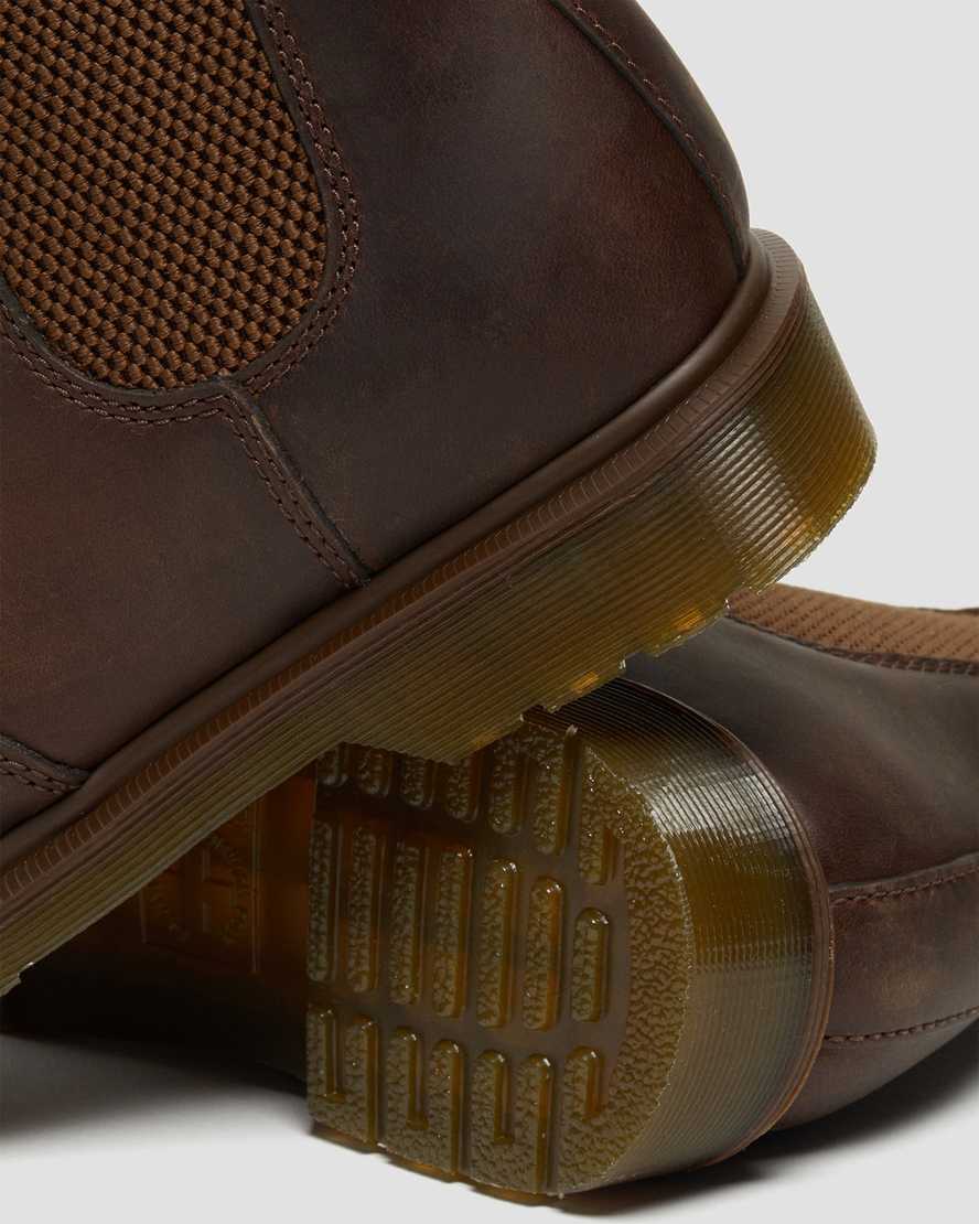 DR MARTENS 2976 CRAZY HORSE - DARK BROWN