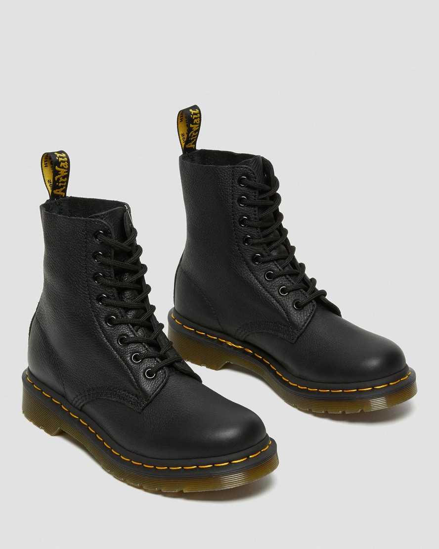 DR MARTENS 1460 PASCAL VIRGINIA LEATHER - BLACK