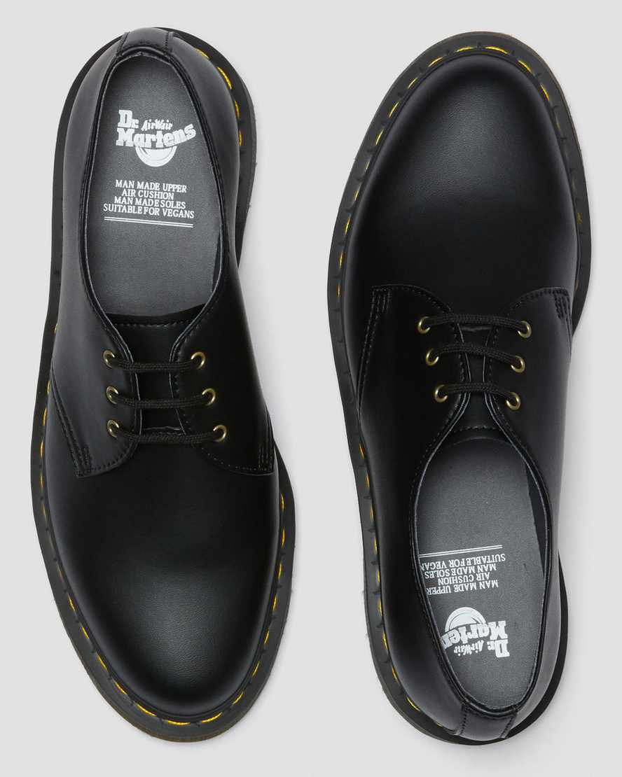 DR MARTENS VEGAN 1461 FELIX OXFORD SHOES - BLACK FELIX RUB OFF