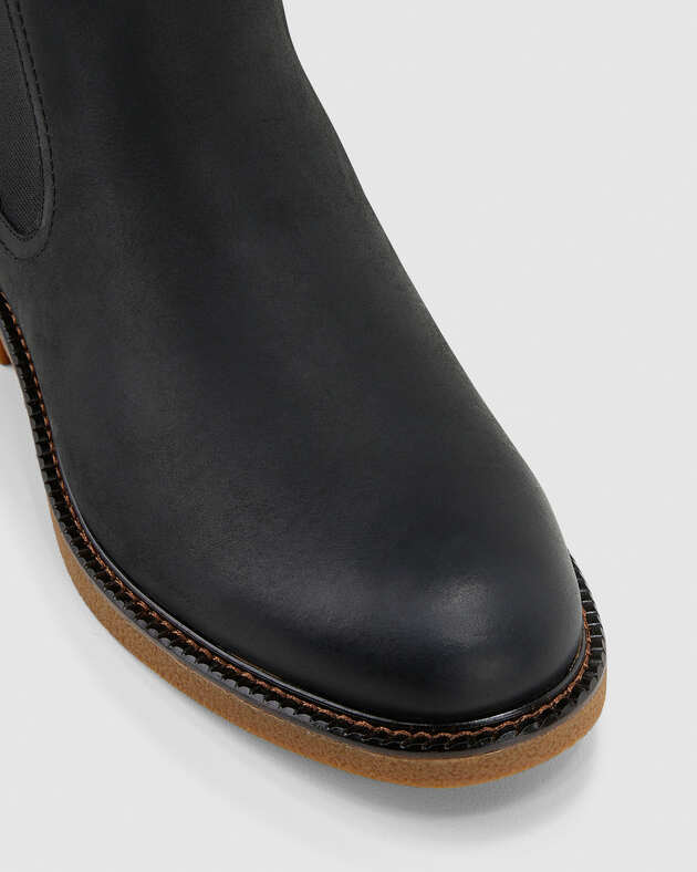 HUSH PUPPIES MINNESOTA - BLACK RUB
