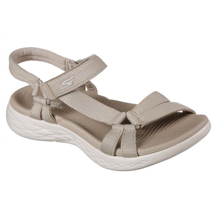 SKECHERS ON THE GO 600 BRILLIANCY NATURAL Lotsa Shoes