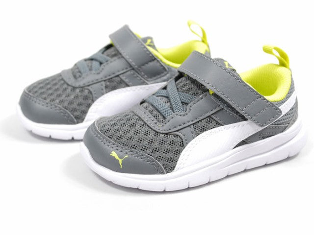 PUMA FLEX ESSENTIAL V INF - ROCK/WHITE/YELLOW