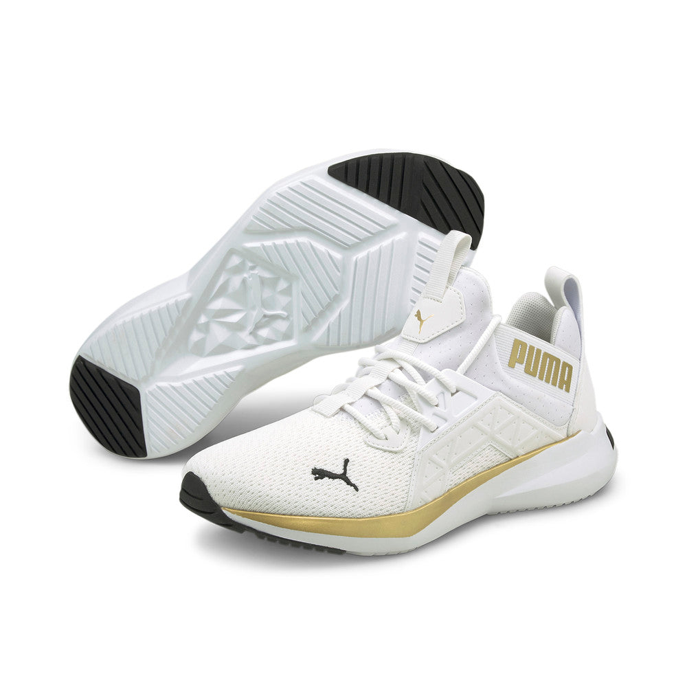 PUMA SOFTRIDE ENZO NXT SHINE WOMEN'S RUNNING - Puma White-Puma Team Gold