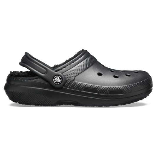 CROCS CLASSIC LINED CLOG - BLACK/BLACK