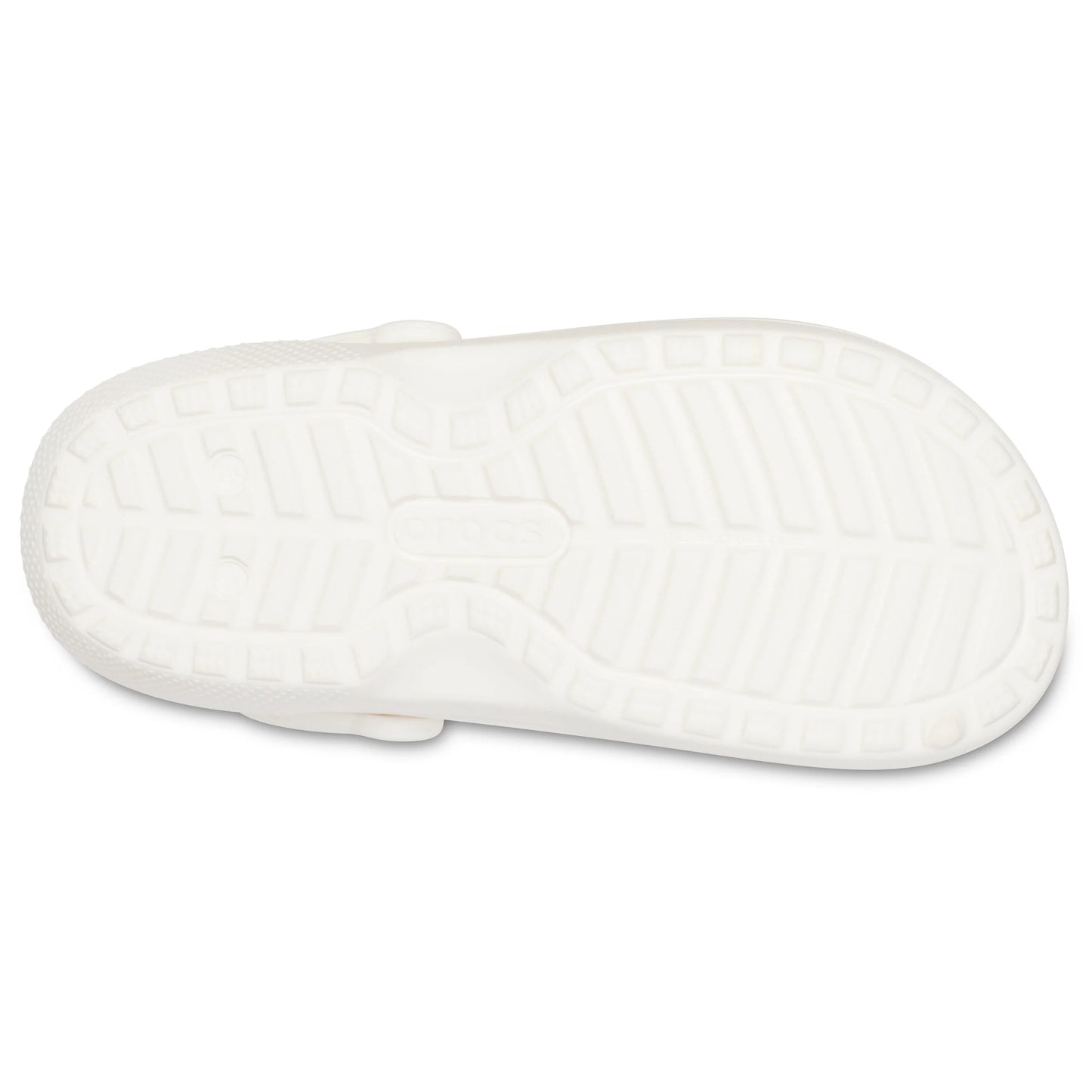 CROCS CLASSIC LINED CLOG - WHITE/GREY
