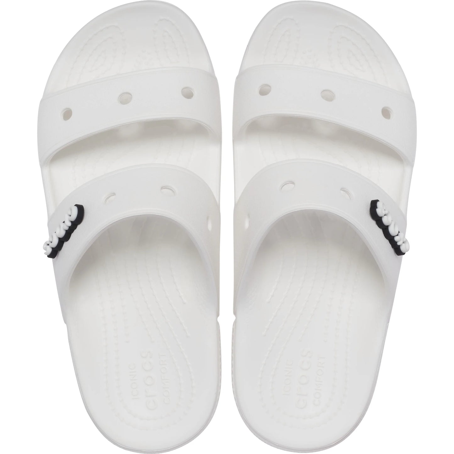 Women's white hotsell croc sandals