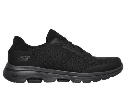 SKECHERS GO WALK 5 FORGING - BLACK/CHARCOAL