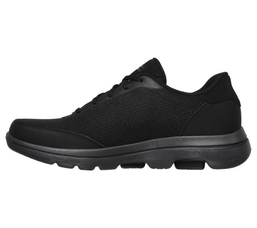 SKECHERS GO WALK 5 FORGING BLACK CHARCOAL Lotsa Shoes
