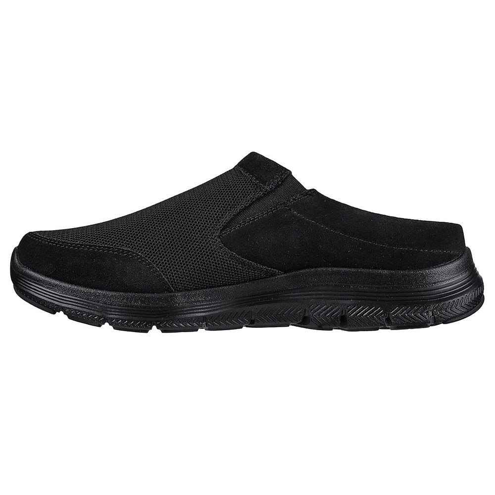 Mens black skechers sale on sale