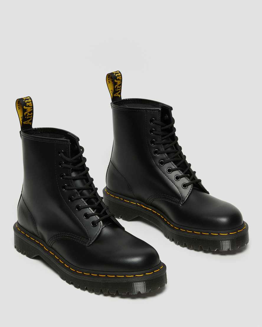 DR MARTENS 1460 BEX SMOOTH LEATHER BOOTS - BLACK