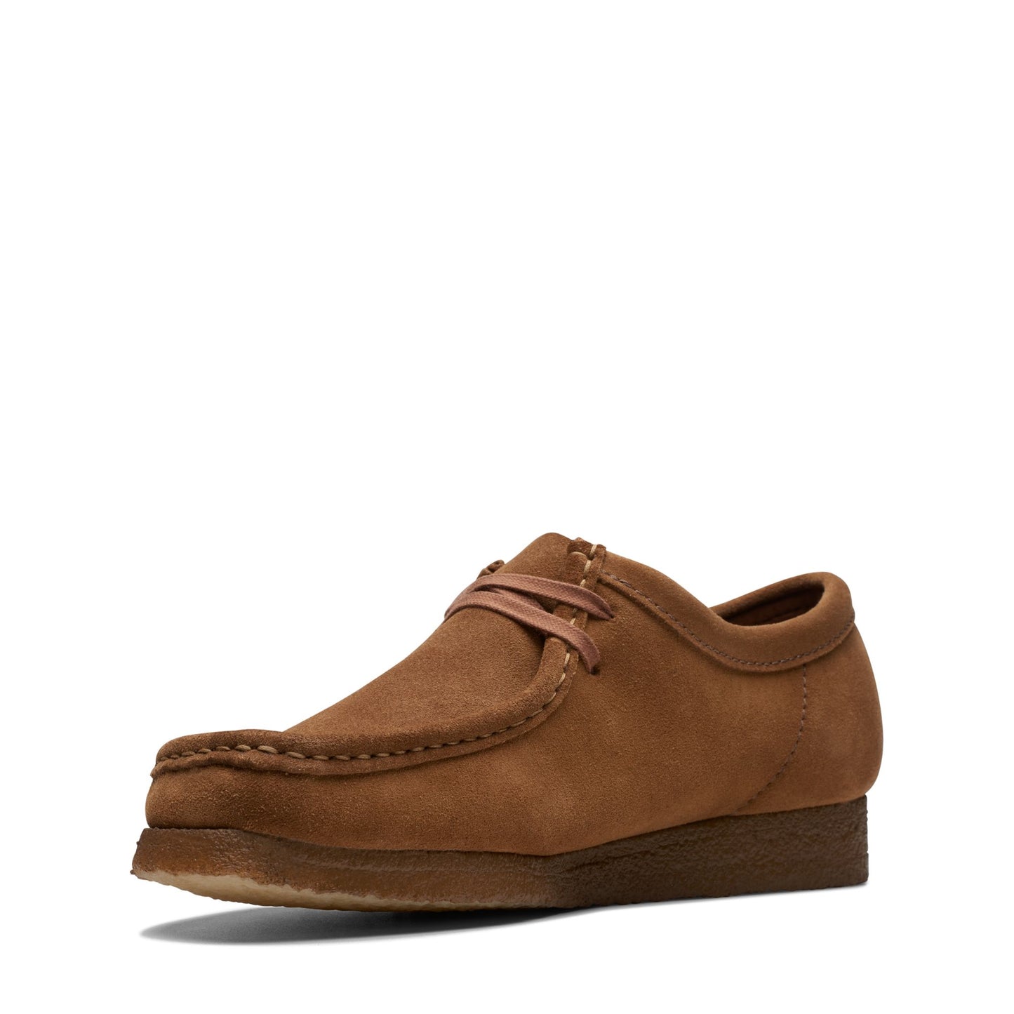 CLARKS WALLABEE LACE-UP SHOE - COLA