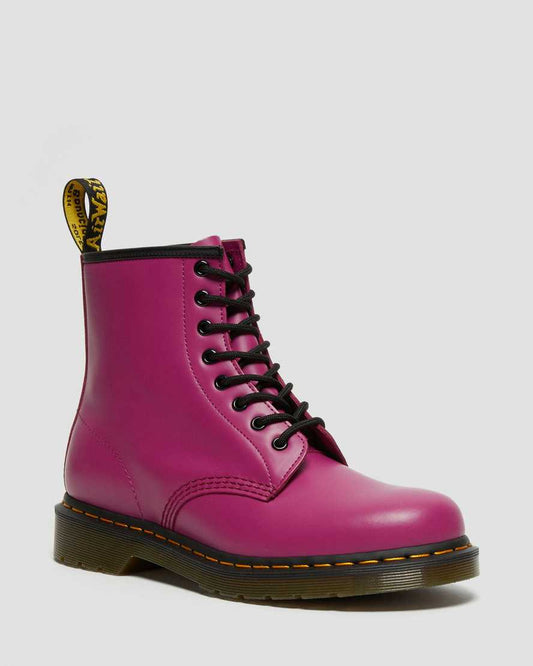 DR MARTENS 1460 SMOOTH LEATHER LACE UP - FUCHSIA SMOOTH LEATHER