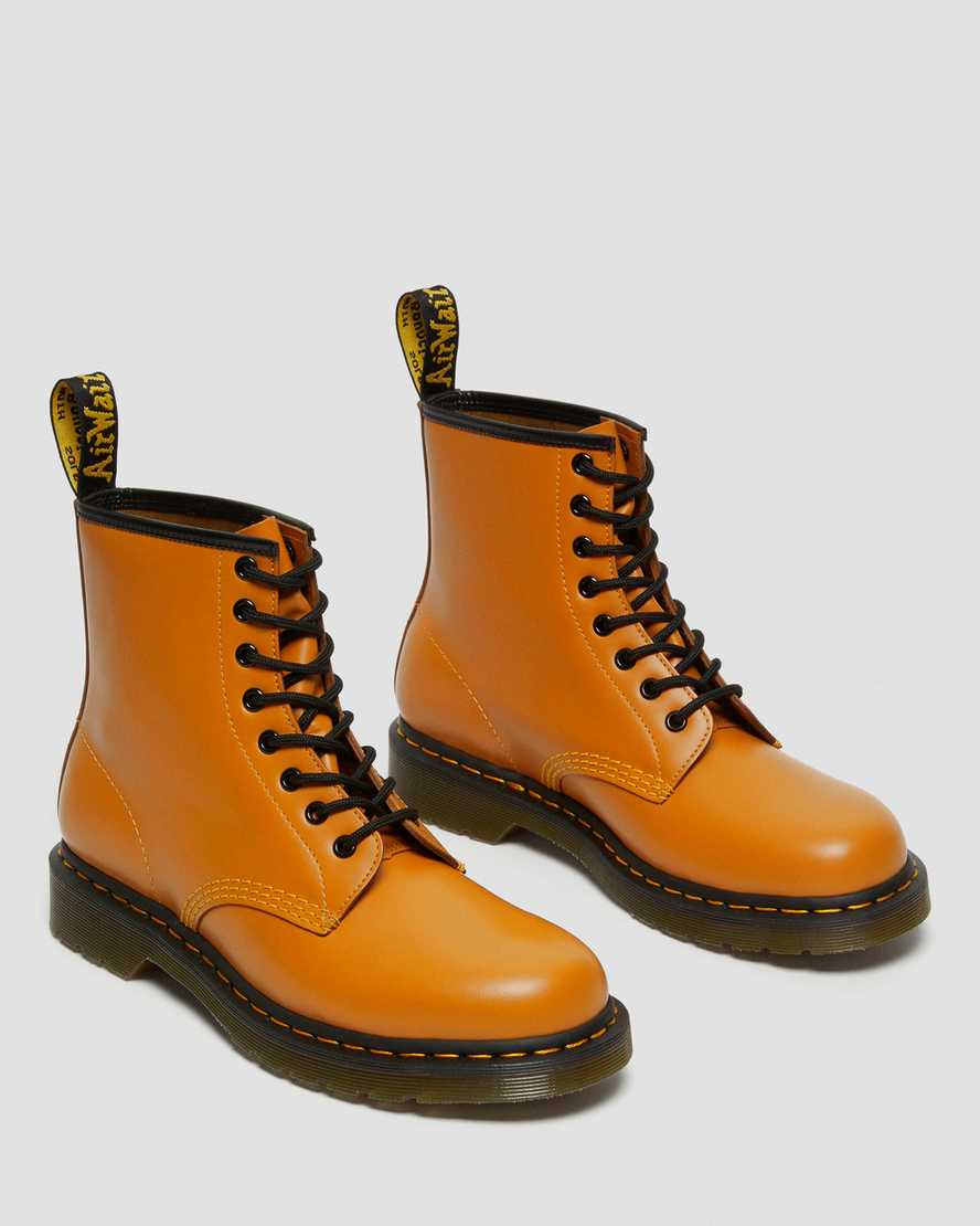 DR MARTENS 1460 SMOOTH LEATHER - ORANGE SMOOTH LEATHER
