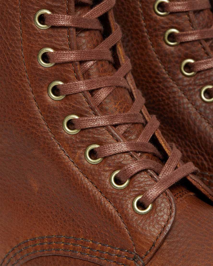 DR MARTENS 1460 PASCAL AMBASSADOR LEATHER LACE UP BOOTS - CASHEW ...