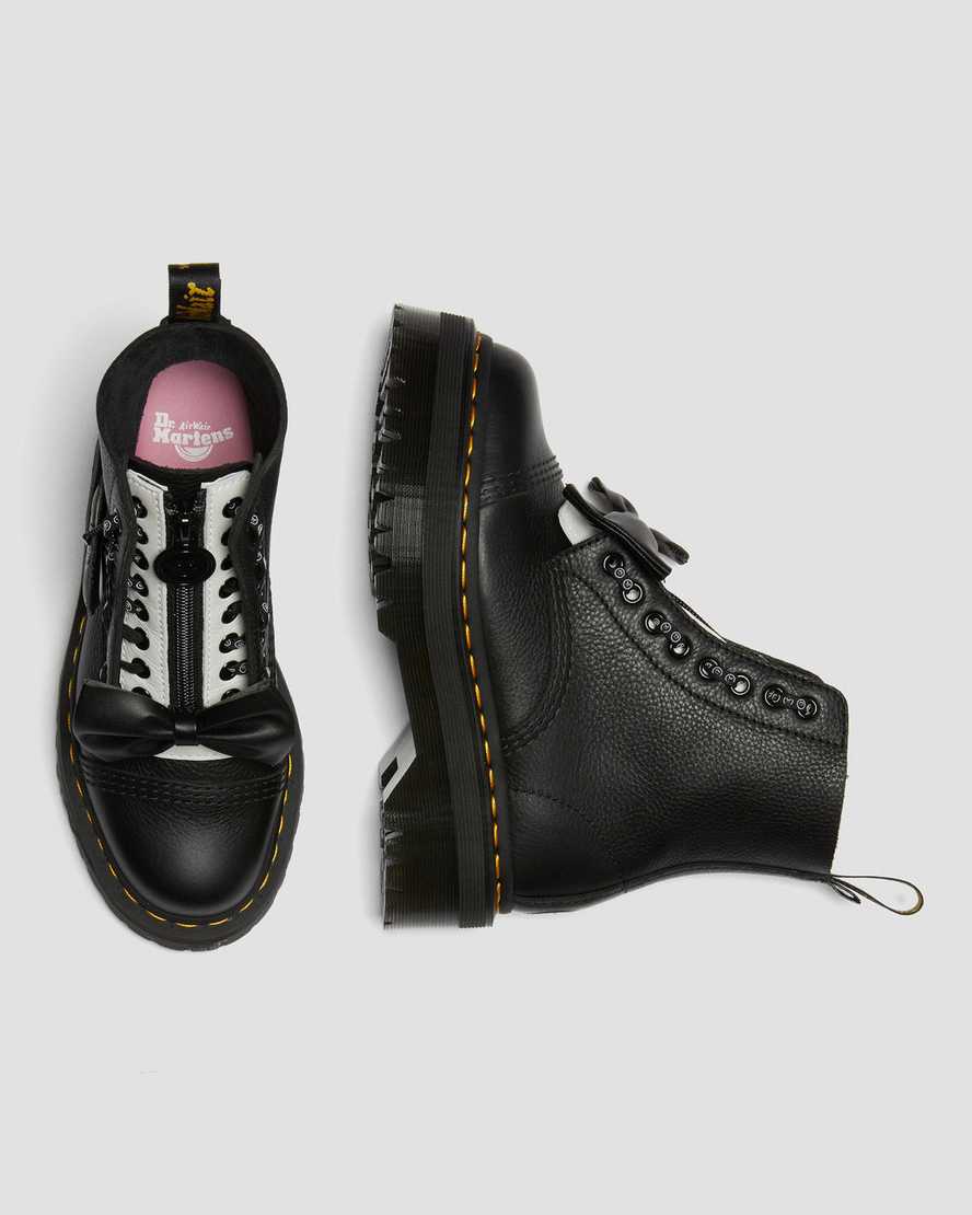 DR MARTENS SINCLAIR LAZY OAF LEATHER PLATFORM - BLACK PISA