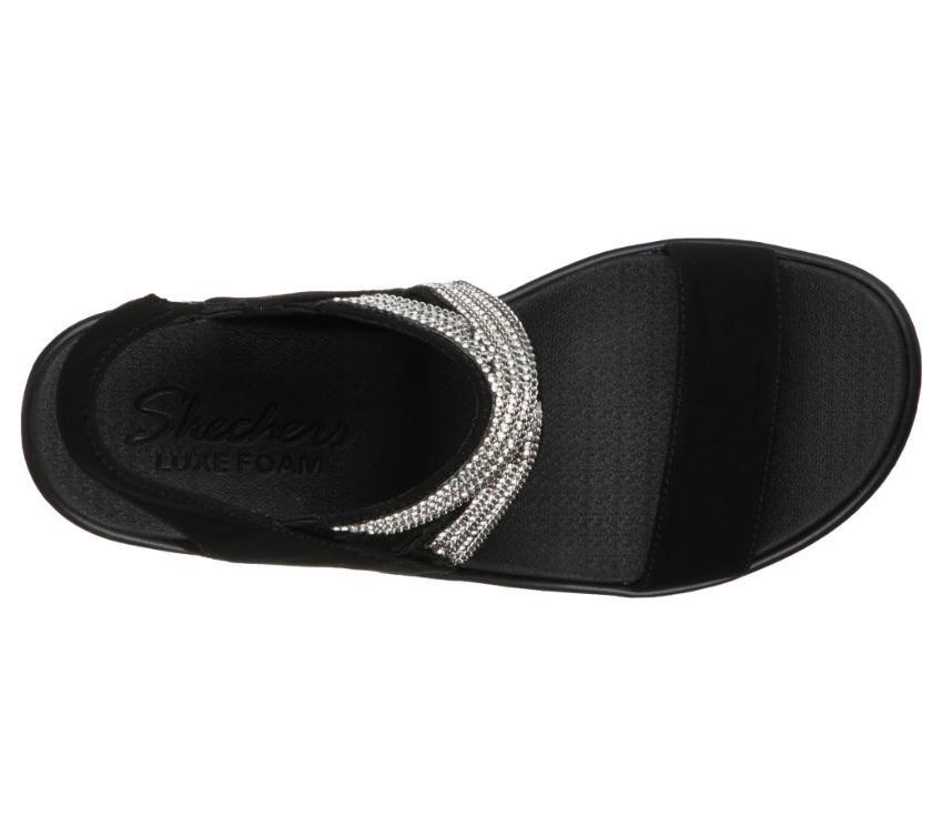 SKECHERS WOMEN'S RUMBLE ON CHART TOPPER WIDE FIT - BLACK