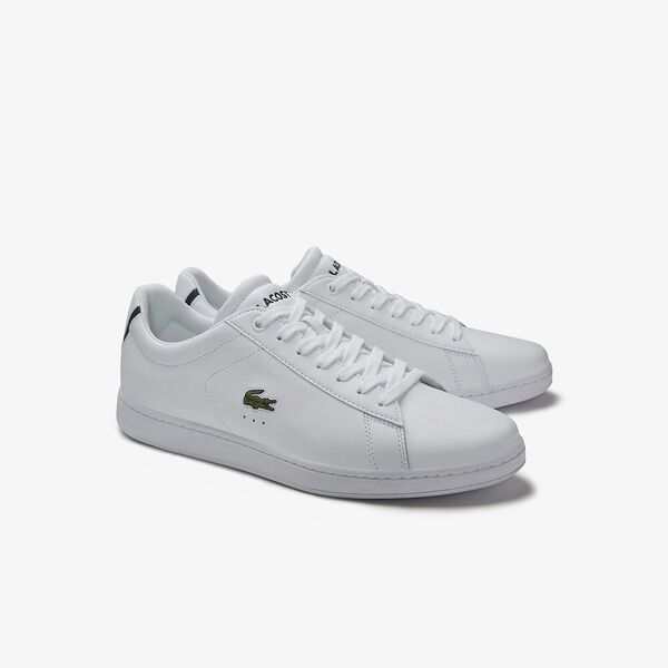 LACOSTE CARNABY EVO BL 1 LEATHER - WHITE