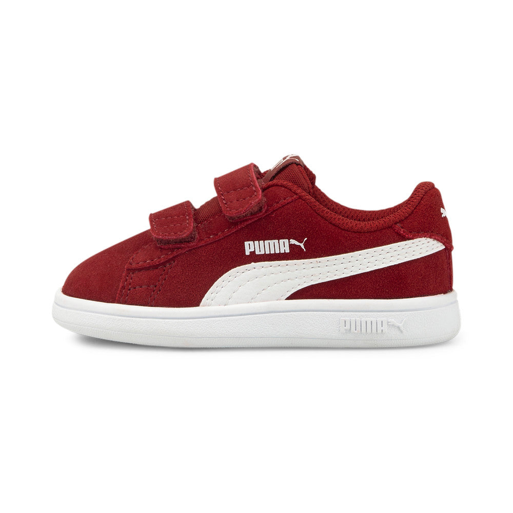 PUMA INFANT SMASH V2 SUEDE - Intense Red/Puma White