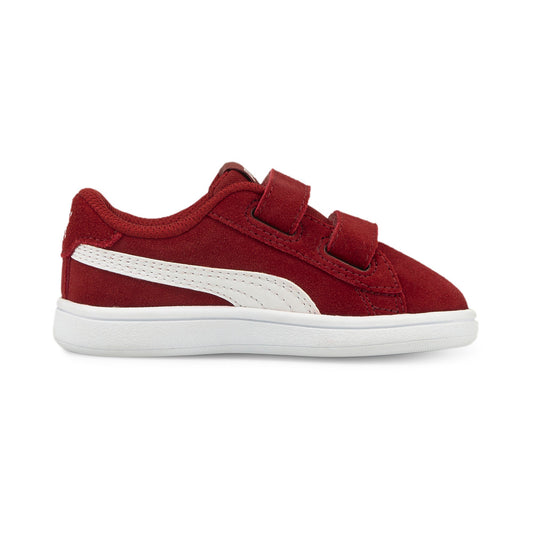 PUMA INFANT SMASH V2 SUEDE - Intense Red/Puma White