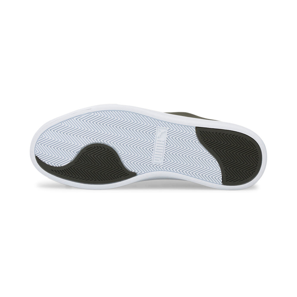 PUMA SHUFFLE PERFORATED - FOREST NIGHT/PUMA TEAM GOLD