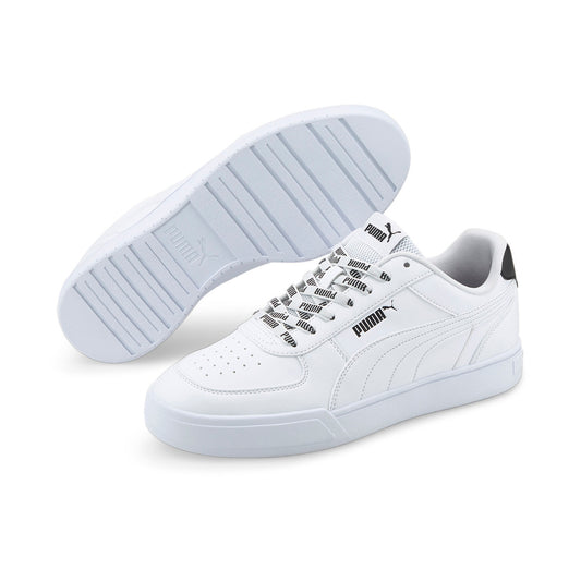 PUMA CAVEN LOGOMANIA - Puma White-Puma White-Puma Black