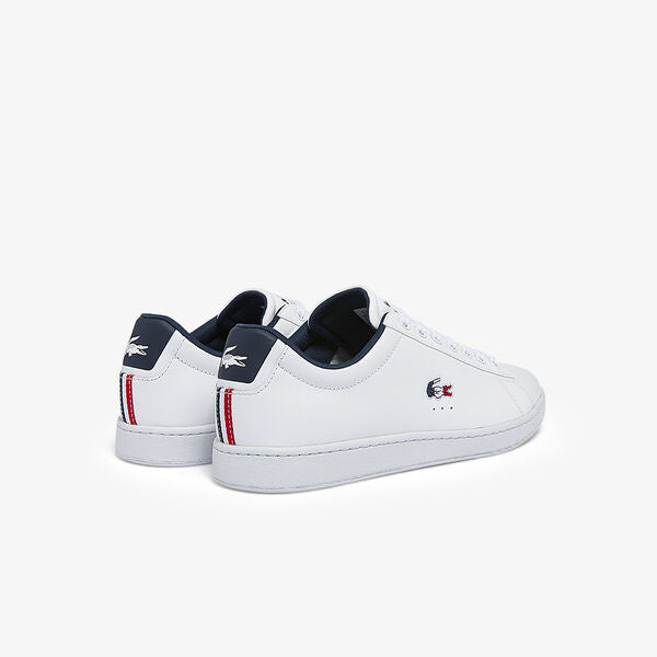 LACOSTE CARNABY EVO TRI - WHITE/NAVY/RED