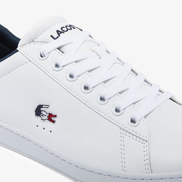 LACOSTE CARNABY EVO TRI - WHITE/NAVY/RED