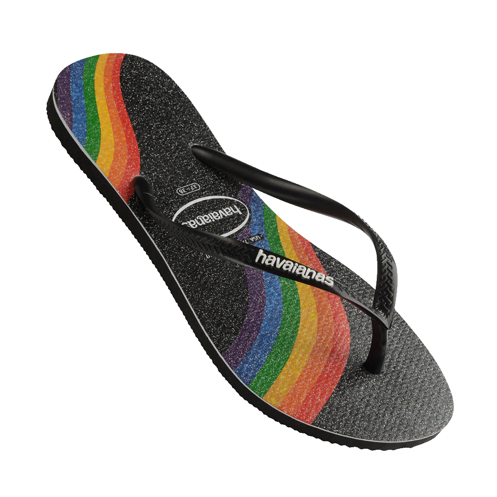 HAVAIANAS SLIM PRIDE FC - BLACK