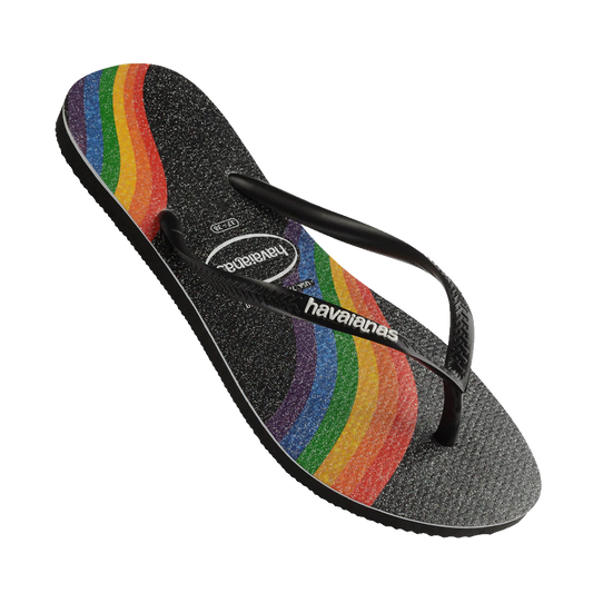 HAVAIANAS SLIM PRIDE FC - BLACK