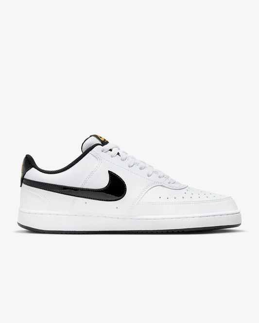 NIKE COURT VISION LO - WHITE/BLACK-METALLIC GOLD