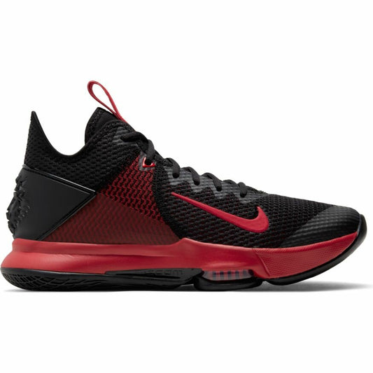 NIKE LEBRON WITNESS IV - BLACK/ GYM RED-BRIGHT CRIMSON