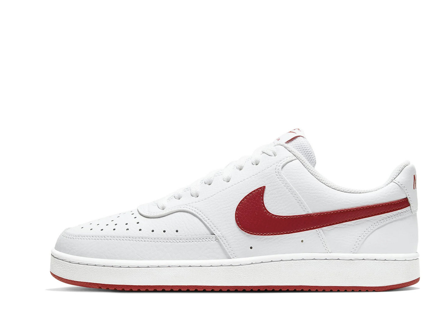 NIKE COURT VISION LOW - White/University Red
