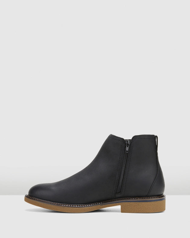 HUSH PUPPIES MINNESOTA - BLACK RUB