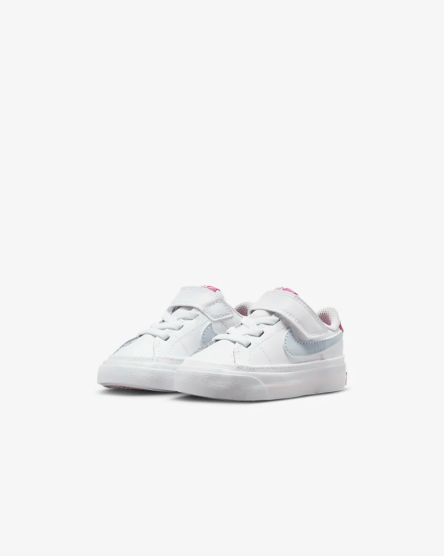 NIKE INFANT COURT LEGACY WHITE/ FOOTBALL GREY – Lotsa Shoes