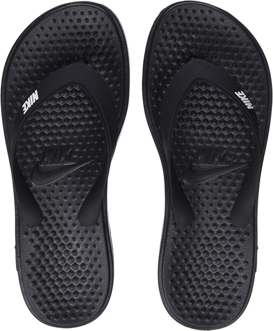 NIKE SOLAY THONG - BLACK/WHITE-BLACK