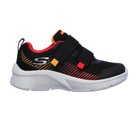 SKECHERS INFANT MICROSPEC - BLACK/RED