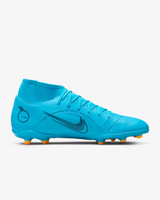NIKE SUPERFLY 8 CLUB FG/MG - CHLORINE BLUE/LASER ORANGE