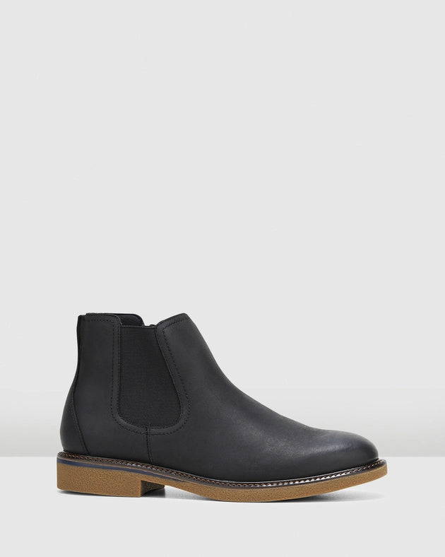 HUSH PUPPIES MINNESOTA - BLACK RUB