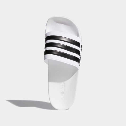 ADIDAS ADILETTE SHOWER SLIDES - Cloud White / Core Black / Cloud White