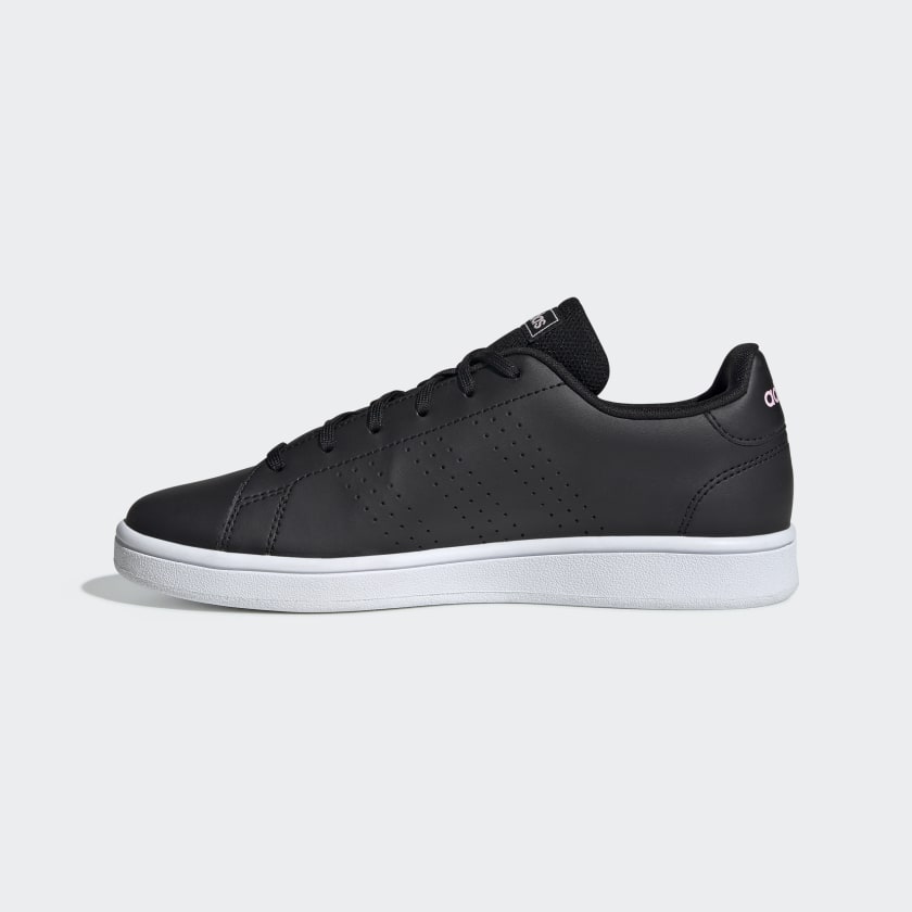 ADIDAS ADVANTAGE BASE - Core Black / Clear Pink / Cloud White