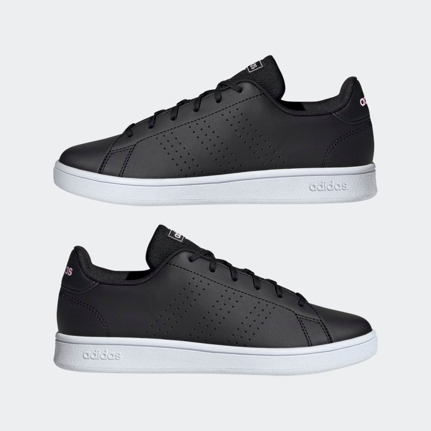 ADIDAS ADVANTAGE BASE - Core Black / Clear Pink / Cloud White