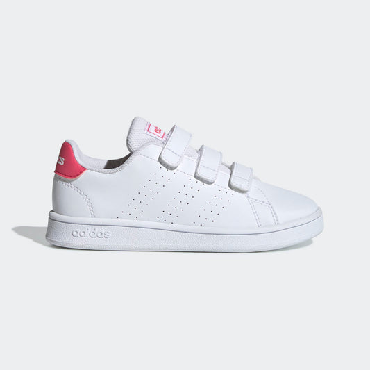 ADIDAS KIDS ADVANTAGE C - Cloud White / Real Pink / Cloud White