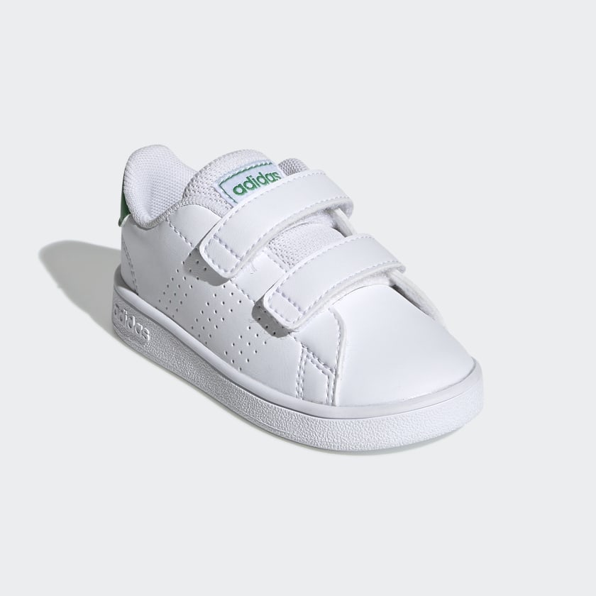 ADIDAS INFANT ADVANTAGE I Cloud White Green Grey Two Lotsa
