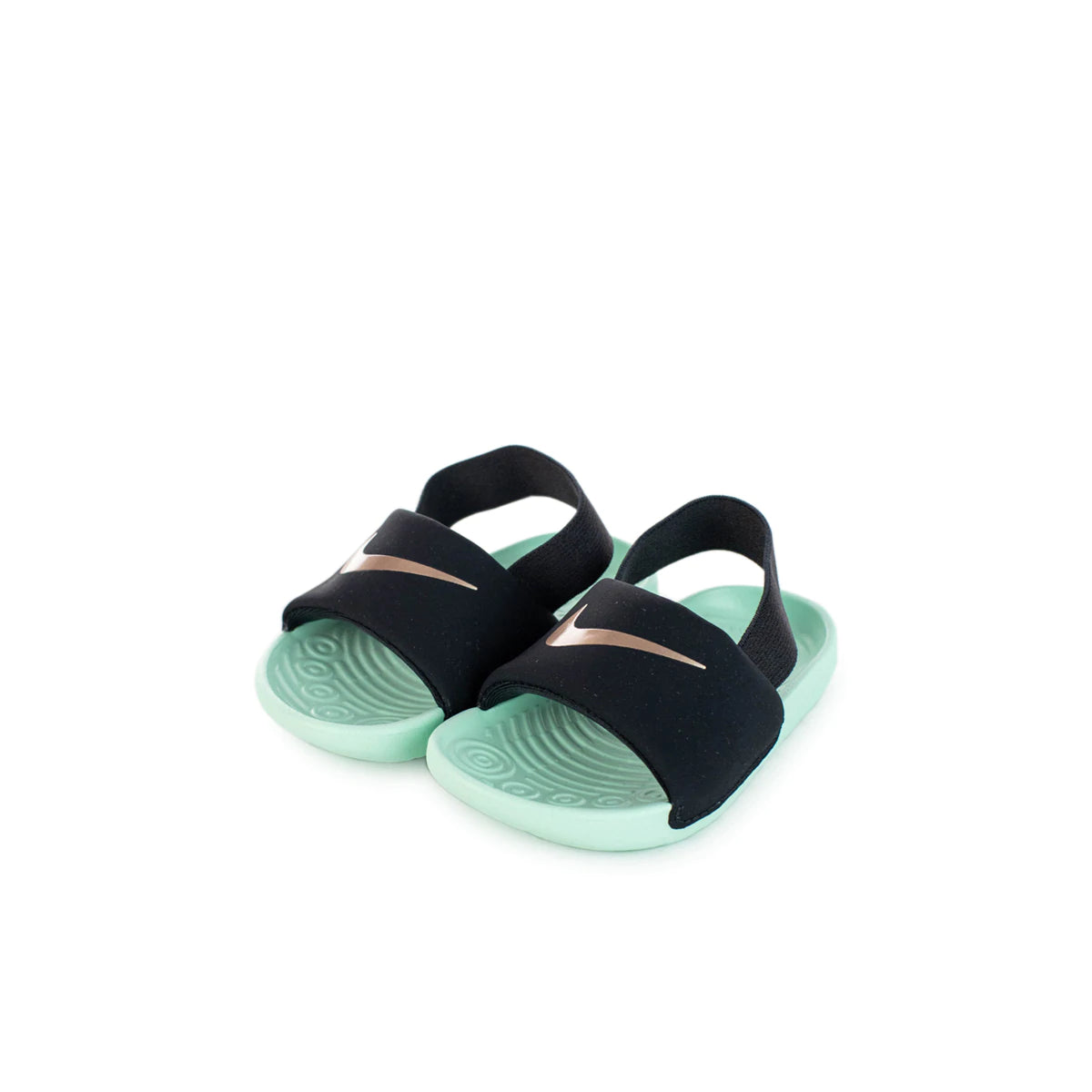 NIKE INFANT KAWA SLIDE (TD) - OFF NOIR/METALLIC RED BRONZE